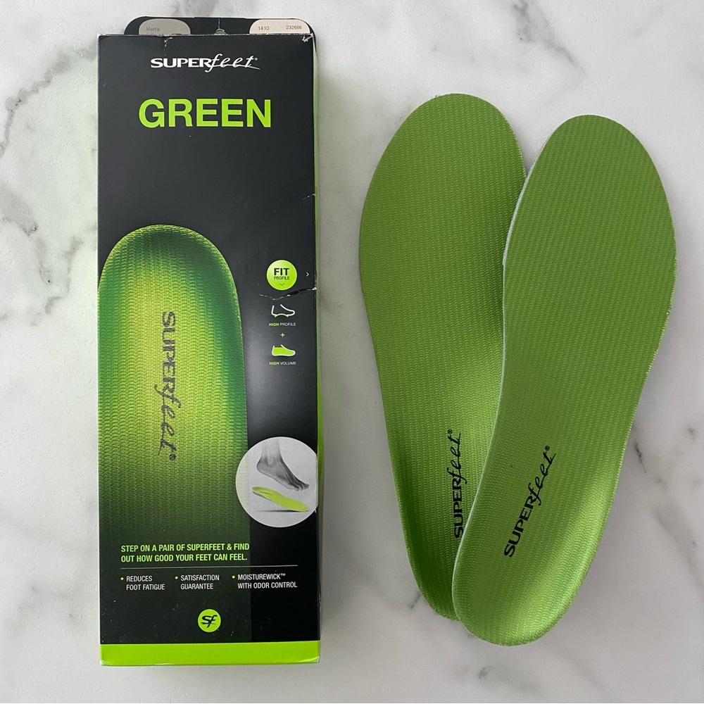 Superfeet green insoles E
